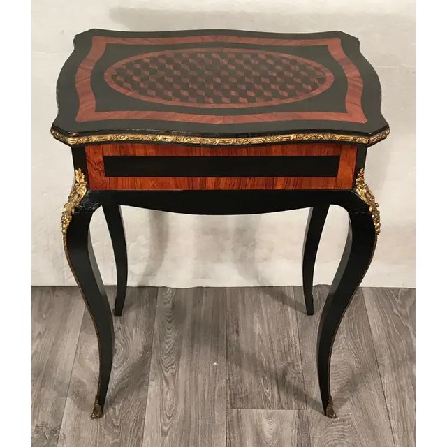 Wood 1860-1870 French Napoleon III Side Table For Sale - Image 7 of 8