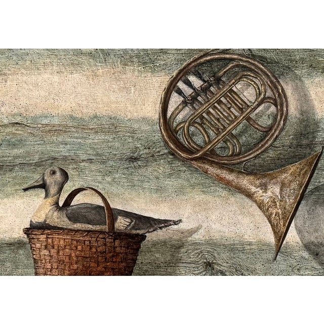 Traditional “Canvas Duck," 1971, by Travis Whitfield (b.1945) For Sale - Image 3 of 12