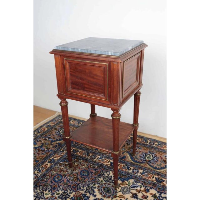 Louis XVI Style Bedside Table For Sale - Image 3 of 7