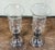 International Sterling Silver Etched Crystal Hurricane Candlesticks – A Pair For Sale In Providence - Image 6 of 12