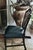 Black American Federal Shield Back Chair With Inlaid Marquetry and Nailheads For Sale - Image 8 of 11