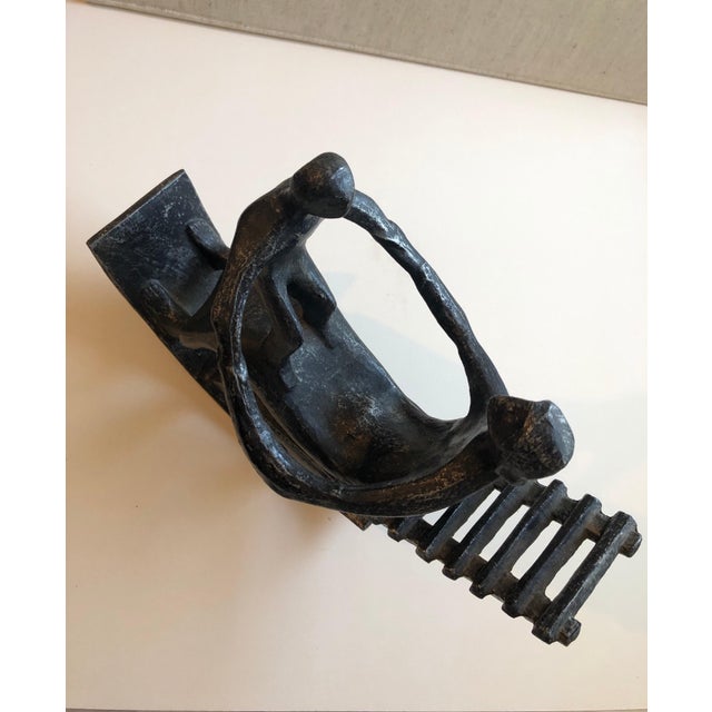 In the style of Henry Moore, Mother and Child in Rocking Chair, c.1950s For Sale - Image 11 of 12