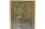 Fresco on plywood "Landscape with house" by Renzo Capecci. Work created in 2001, including guarantee certificate. Gold-...