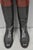 Black Vintage Maxwell London English Leather Black & Brown Horse Riding Boots W/ Trees For Sale - Image 8 of 18