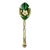 George Jones English Majolica Albino Strawberry Spoon For Sale