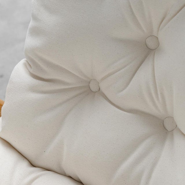 1970s Bamboo Rocking Chair attributed to Dirk van Sliedregt for Rohe Noordwolde, 1970s For Sale - Image 5 of 12