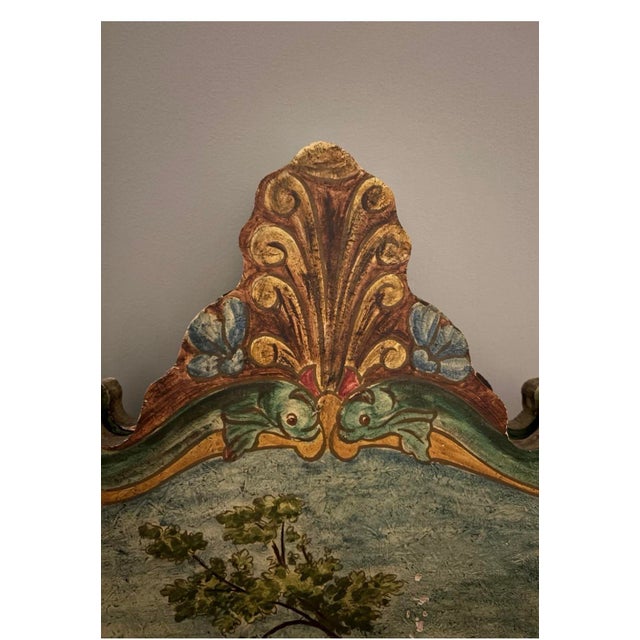 Pair of Louis XV Style Giltwood Wall Panels With Pastoral Landscape Tapestry Insets, Continental, Circa 1890-1910 For Sale In New Orleans - Image 6 of 7