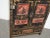 Vintage Chinese Asian Black & Red Hand Painted Lacquer Cabinet Side Table For Sale - Image 4 of 12