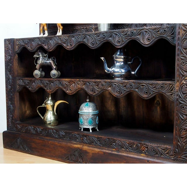 Vintage Hand Carved Wooden Hall Console Tables, 1990s For Sale - Image 12 of 18