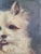 Late 19th Century Antique 19th Century Victorian Oil Painting Portrait of a Terrier Dog For Sale - Image 5 of 14