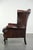 2000 - 2009 Cowhide Chesterfield Wing Armchair For Sale - Image 5 of 13
