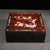 Traditional Late 20th Century Wooden Swivel Top Box With Mother-of-Pearl Bird and Floral Inlay For Sale - Image 3 of 10
