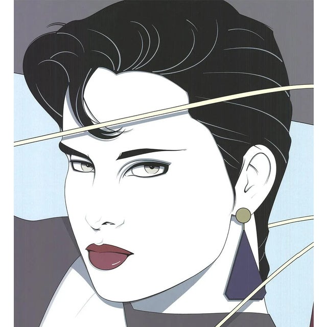 Contemporary 1987 Patrick Nagel 'Commemorative #11' Serigraph For Sale - Image 3 of 5