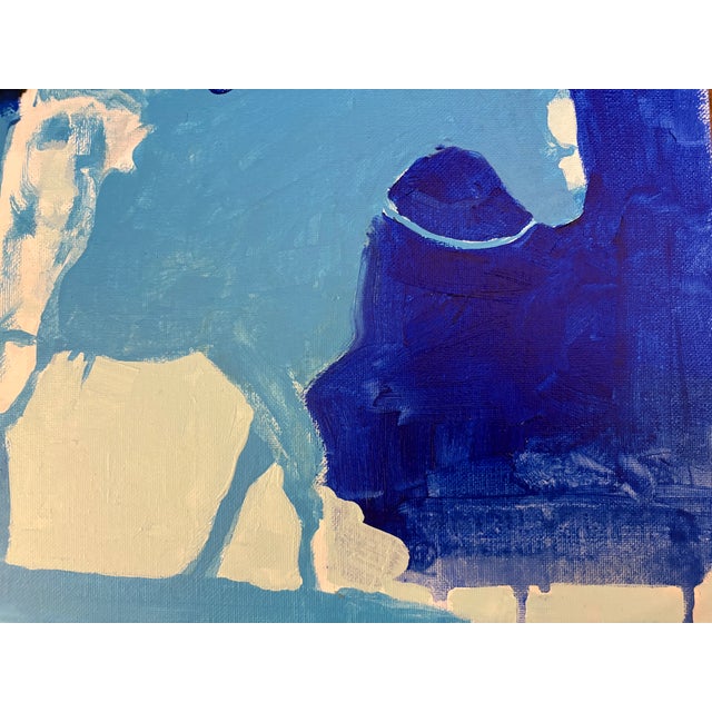 Cowboy in Blue Painting by Joseph Christy For Sale - Image 4 of 5