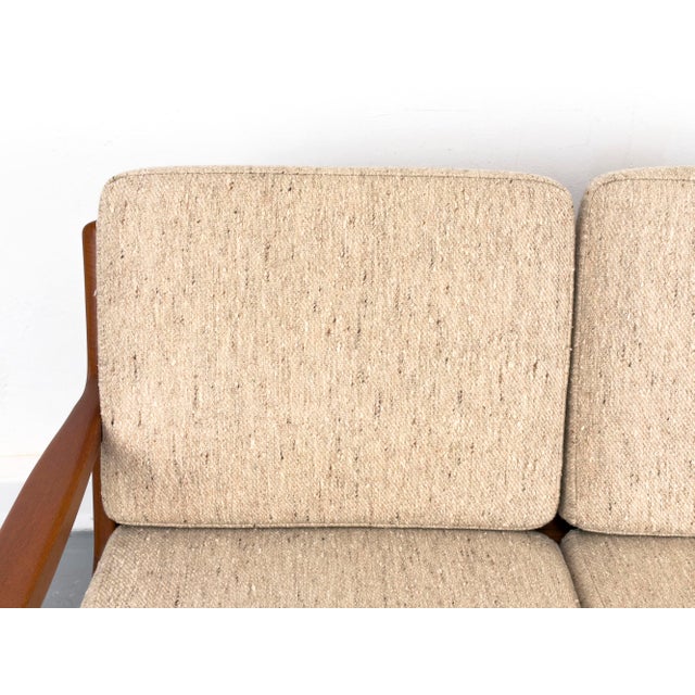 Three-Seater Teak Senator Sofa by Ole Wanscher for Cado, 1975 For Sale - Image 14 of 15