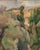 Early 20th Century Abraham Adolphe Milich Attr. Forest Landscape Oil For Sale - Image 5 of 7