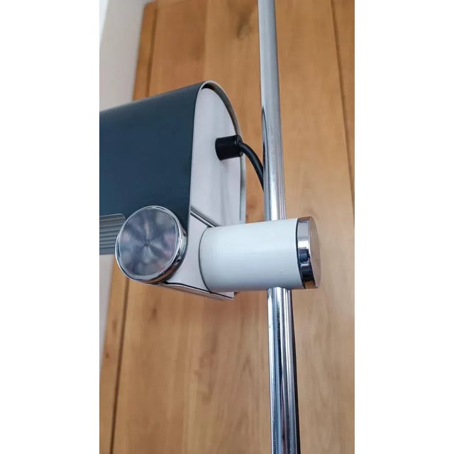 Black Floor Lamp by Wilhelm Braun Feldweg for Doria Leuchten, 1960s For Sale - Image 8 of 12