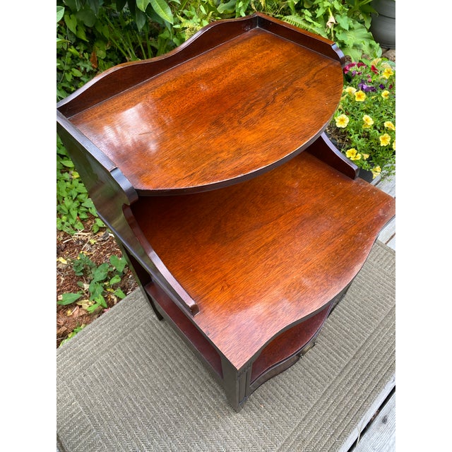 Drexel Nightstands End Tables Vintage of Mahogany Pair For Sale - Image 9 of 10