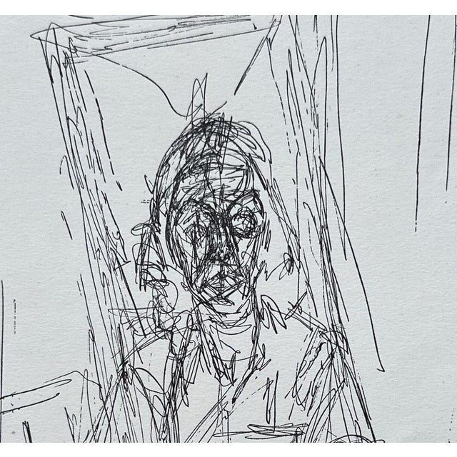 Alberto Giacometti, Portrait, 1956, Lithograph For Sale - Image 4 of 5