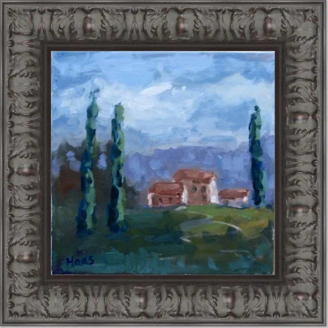 Contemporary Tuscan Landscape Oil Painting For Sale In Reno/Lake Tahoe - Image 6 of 12