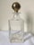 Italian Crystal Bottle with Silver Stopper, 1990s For Sale - Image 3 of 16