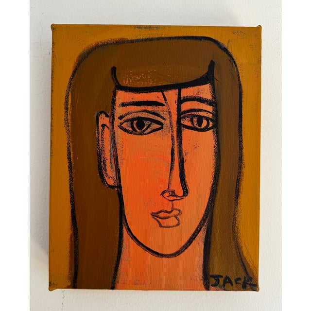 10"h x 8"w acrylic on canvas. Unframed. Ready to hang. Copyright 2026