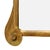 1980s Modernist, Italian Brass Vintage Console and Mirror, Gold Leafed For Sale - Image 5 of 9