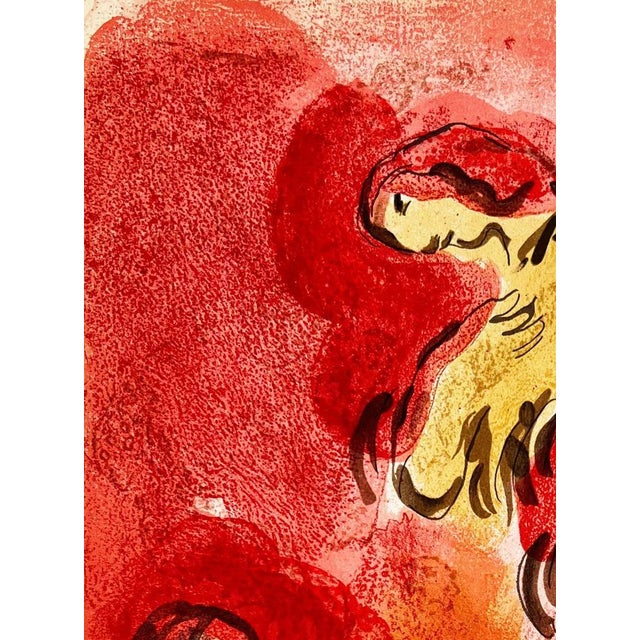 Marc Chagall, Ruth Gleaning, 1960, Lithograph, in Flawless conditions. Designed 1960 to 1969