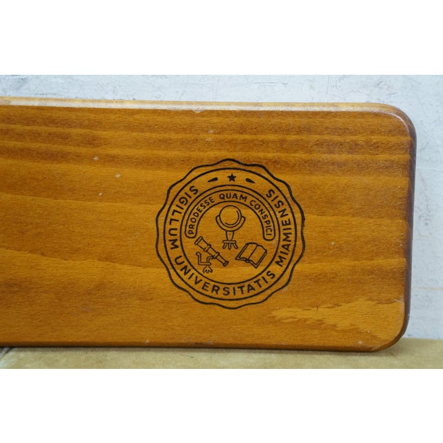 1960s Miami University Bθπ Beta Theta Pi Greek Fraternity Hazing Paddles 22" For Sale - Image 15 of 15