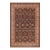Shabby Chic Brown/Tan Wool Rug - 9'1'' X 11'0'' For Sale