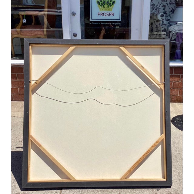 Original Spin Art Painting of Calder Schmalder II by Listed California Artist Dave Wilcox