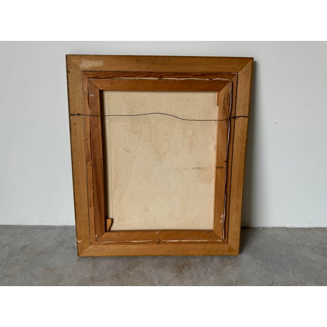 1960's Vintage Amsterdam Cityscape Oil Painting, Signed For Sale - Image 12 of 12