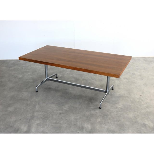 Vintage Industrial Conference Table, 1960s For Sale - Image 10 of 13