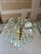 Brass 1970s Italian Brass and Beveled Glass Waterfall Chandelier For Sale - Image 8 of 9