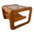1970s Mid-Century Modern Lou Hodges Oak Side Table For Sale
