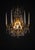 Baroque Style Chandelier with Candleholders in Brass and Crystals by Krebs Stockholm, 2020 For Sale - Image 4 of 4