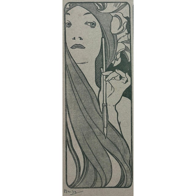 Alphonse Mucha, Cover for l'Estampe Moderne, May 1898, Lithograph For Sale - Image 4 of 9