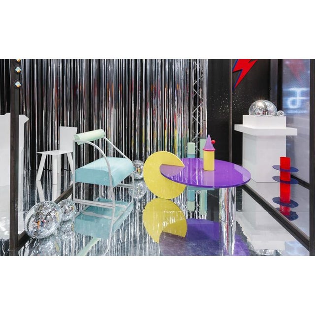 Galactica Saturn Coffee Table in Powder-Coated Aluminum by Altreforme For Sale - Image 6 of 7