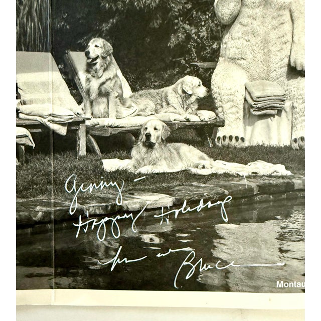 Set of 2 Signed Bruce Weber Holiday Cards, Personally Signed to Recipient For Sale - Image 4 of 4