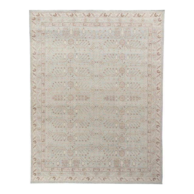 Rug & Kilim’s Oversized Atlas Rug in Pale Blue, 12x18 For Sale