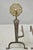 Antique French Art Nouveau Hand Hammered Wrought Iron & Bronze Andirons - A Pair For Sale In Philadelphia - Image 6 of 15