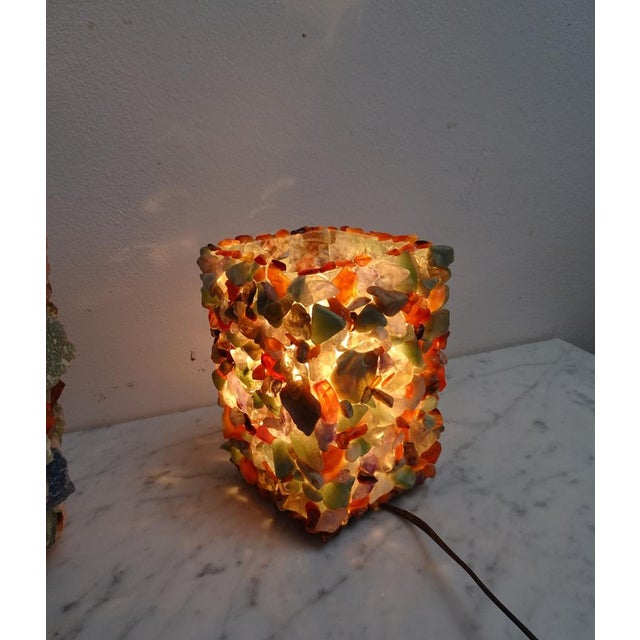 Vintage Brutalist Table Lamp, 1950s, Set of 2 For Sale - Image 10 of 17