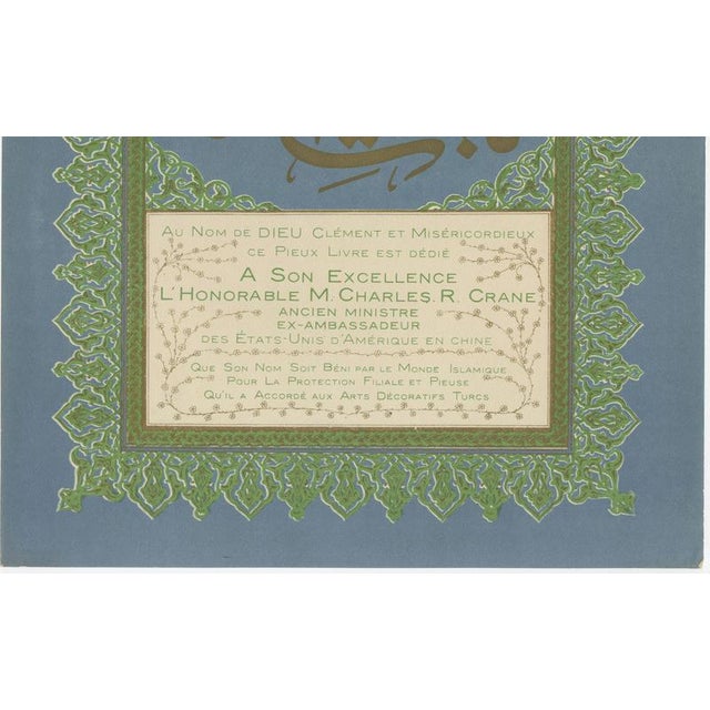 Alexandre M. Raymond, Calligraphy Dedication Page, 1924, Paper For Sale - Image 6 of 9