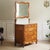 Antique French Washstand with Chest of Drawers, Mirror and Marble Top For Sale - Image 14 of 18