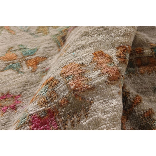 Vintage Turkish Tulu Rug, 04'03 X 05'03 For Sale In Dallas - Image 6 of 10