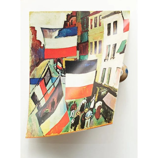 Raoul Dufy 1970 After Raoul Dufy "La Rue Pavoisee", Full-Color Parisian Print For Sale - Image 4 of 7