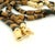 Brown 1980s Italian 14k Gold Tiger’s Eye Diamond Sautoir Necklace For Sale - Image 8 of 15