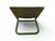 Vintage Lounge Chair in Green Metal and Canvas with Floral Cushion from Arflex For Sale - Image 10 of 14
