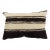 Black Turkish Mohair Rug Pillow For Sale