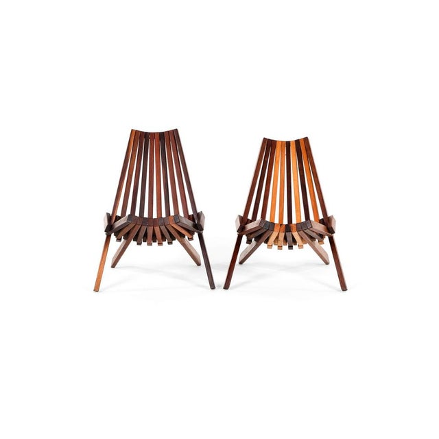 Set of Scandinavian Folding Teak Chairs For Sale - Image 14 of 14